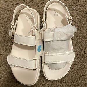 Target white sandals